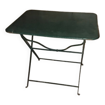 Table pliante fer forgé bistrot jardin