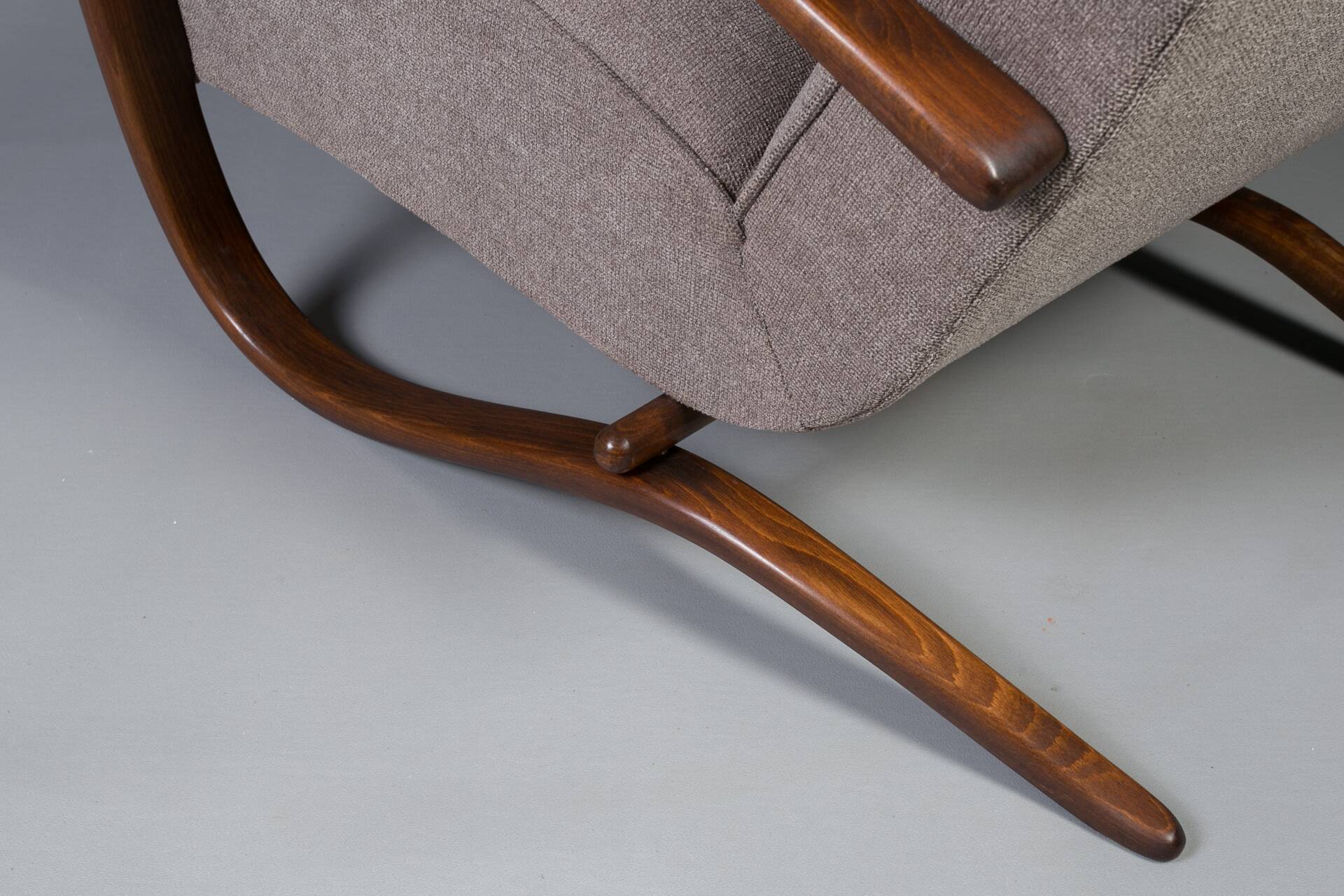 Rare Art Deco armchairs by J. Halabala, model H269, 1930s, set of 2.