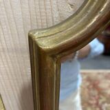 Miroir entre 2 en bois doré