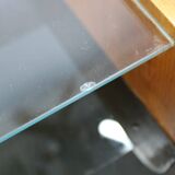 Paire de tables de chevet en noyer, Tchécoslovaquie années 1940