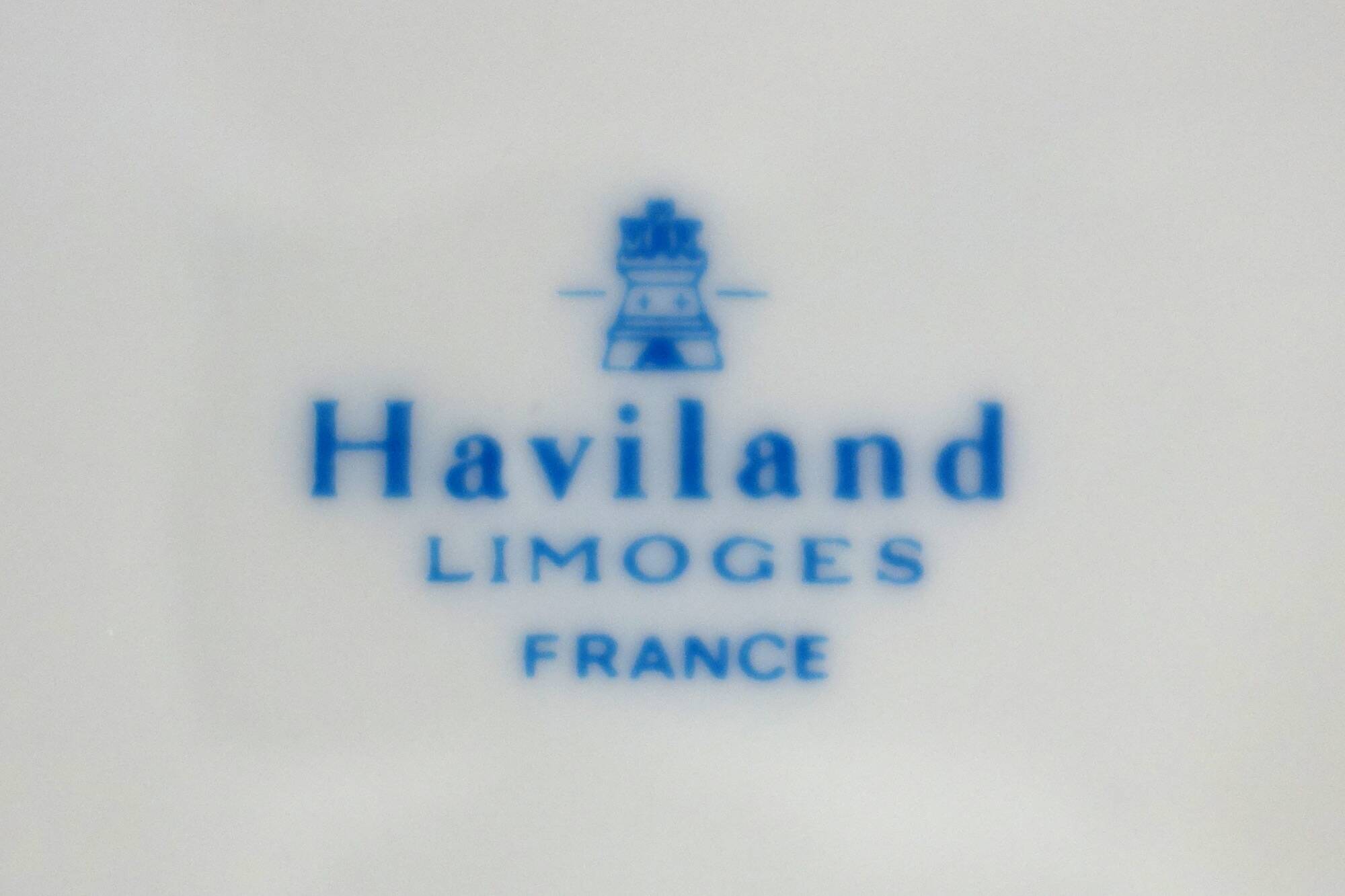 Dessert service for 12 "Bergère", Haviland Limoges