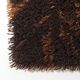 Rya Scandinavian carpet in virgin wool with orange and maroon motifs