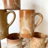 Vintage stoneware mugs