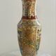 Antique Japanese Satsuma vase, 19th - early 20th century, decorated with geishas.