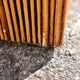 Set French Vintage Rattan Coffee Tables-2 Cuboid Deck Tables-80s