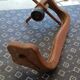Chandelier Design Guillerme and Chambron in vintage oak