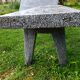 Old garden furniture in vintage stone