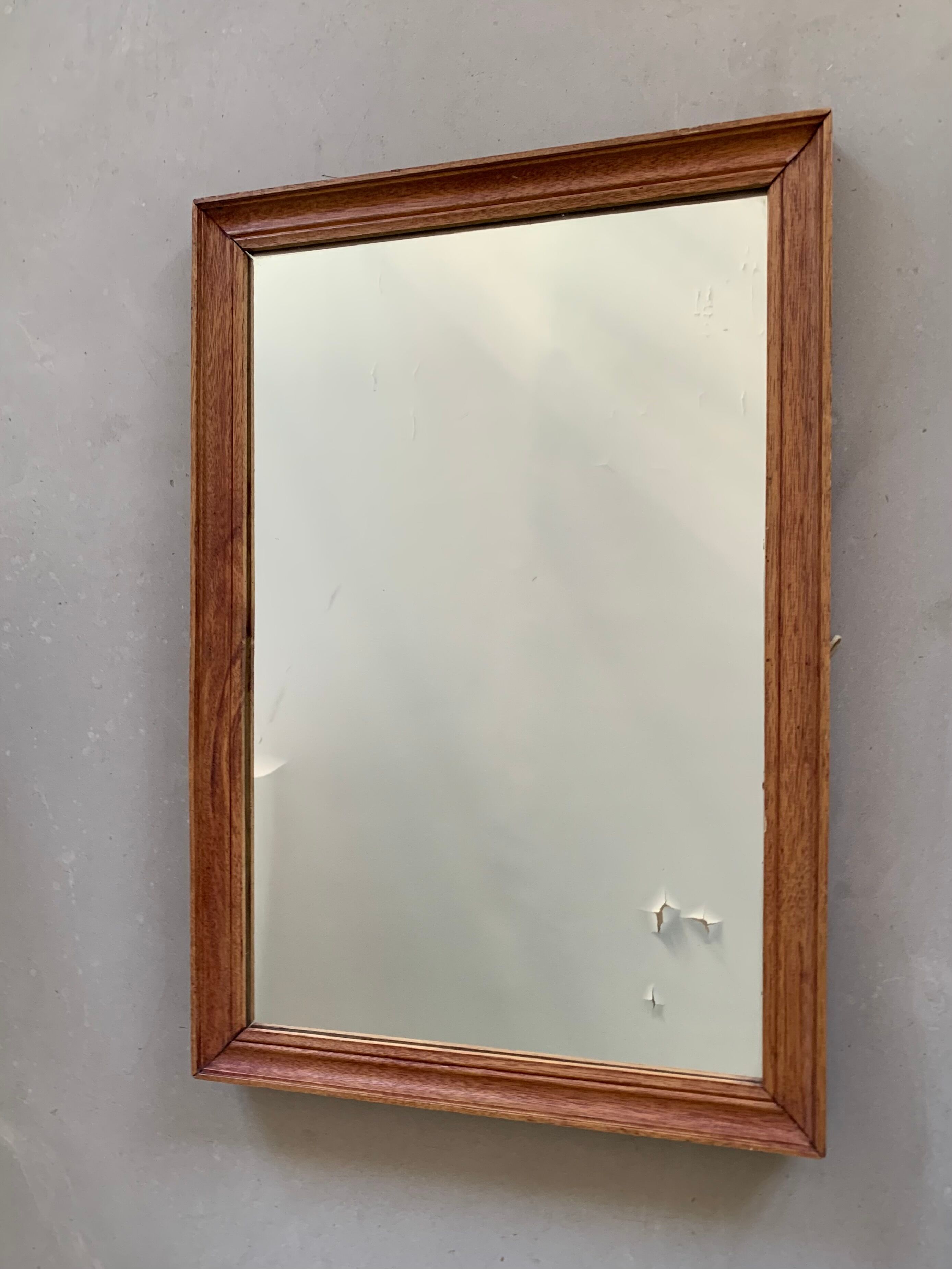 Wooden mirror 45x66cm