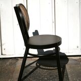 Vintage caned bistro chair