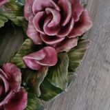 Polychrome Christ, nineteenth crown in patinated plaster