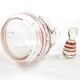 Bridge decanter, mid-century modern, glass, Hortensja, Poland, 1950s