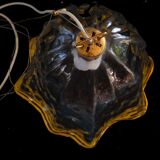 La murrina ceiling lamp in murano glass, italy 1970's