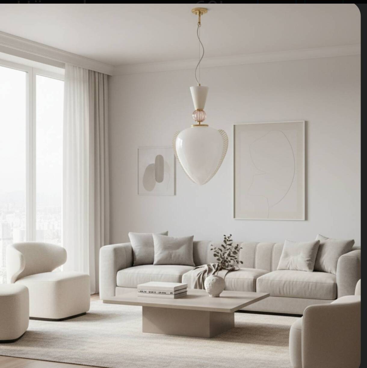 Large Murano floor lamp from the 1960s.