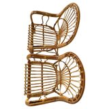 1960s italian rattan garden set