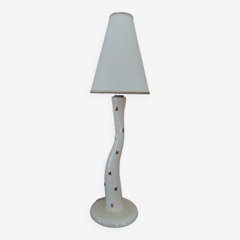 Longwy earthenware lamp