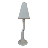 Longwy earthenware lamp