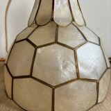 Lustre nacre et laiton