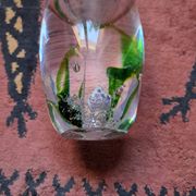 Vase vintage suédois en verre très original