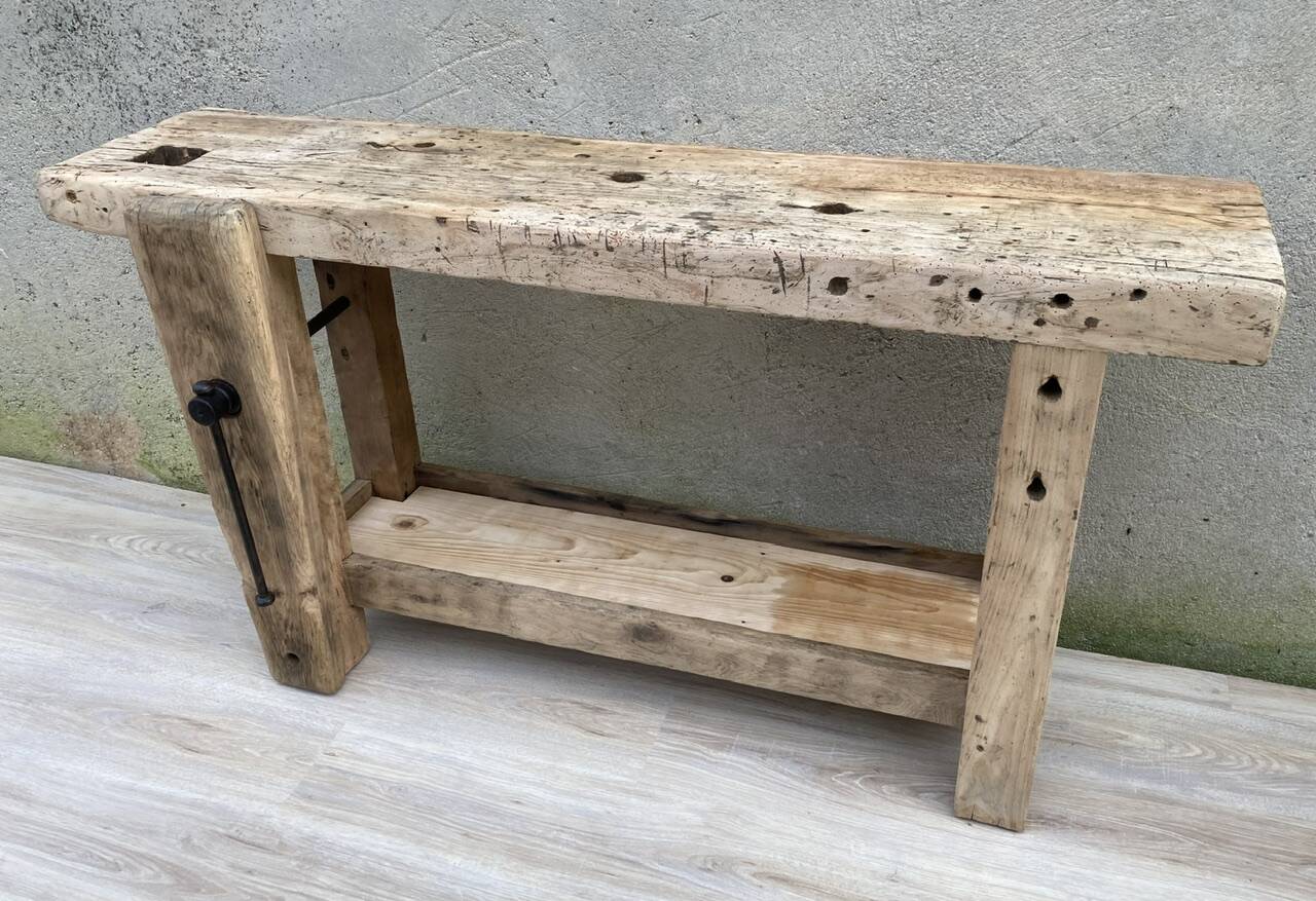 Old small carpenter's workbench