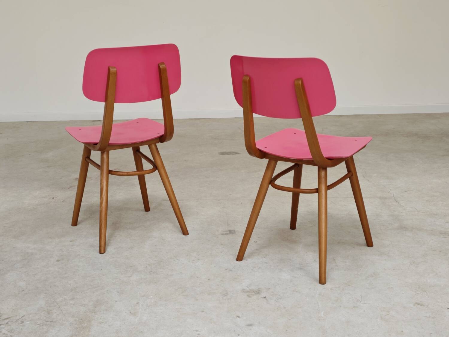 Pair of chairs by Ton Bystrice "Thonet"