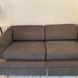 Dark gray sofa 3 places Boconcept electric