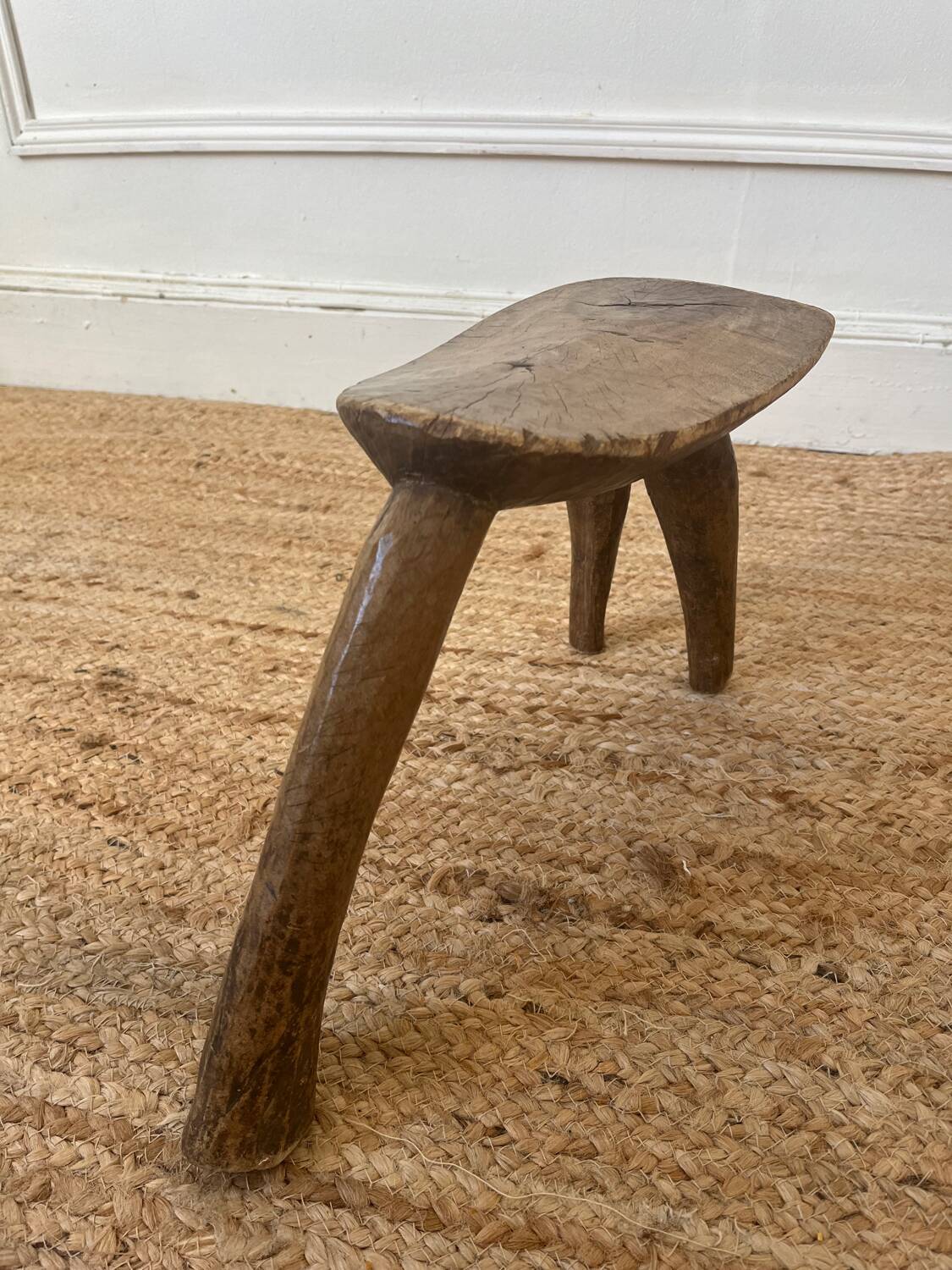 Lobi tripod stool from Burkina Faso