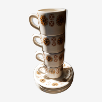 Set of 4 cups bistro espresso