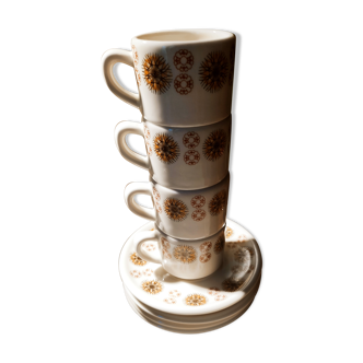 Set of 4 cups bistro espresso