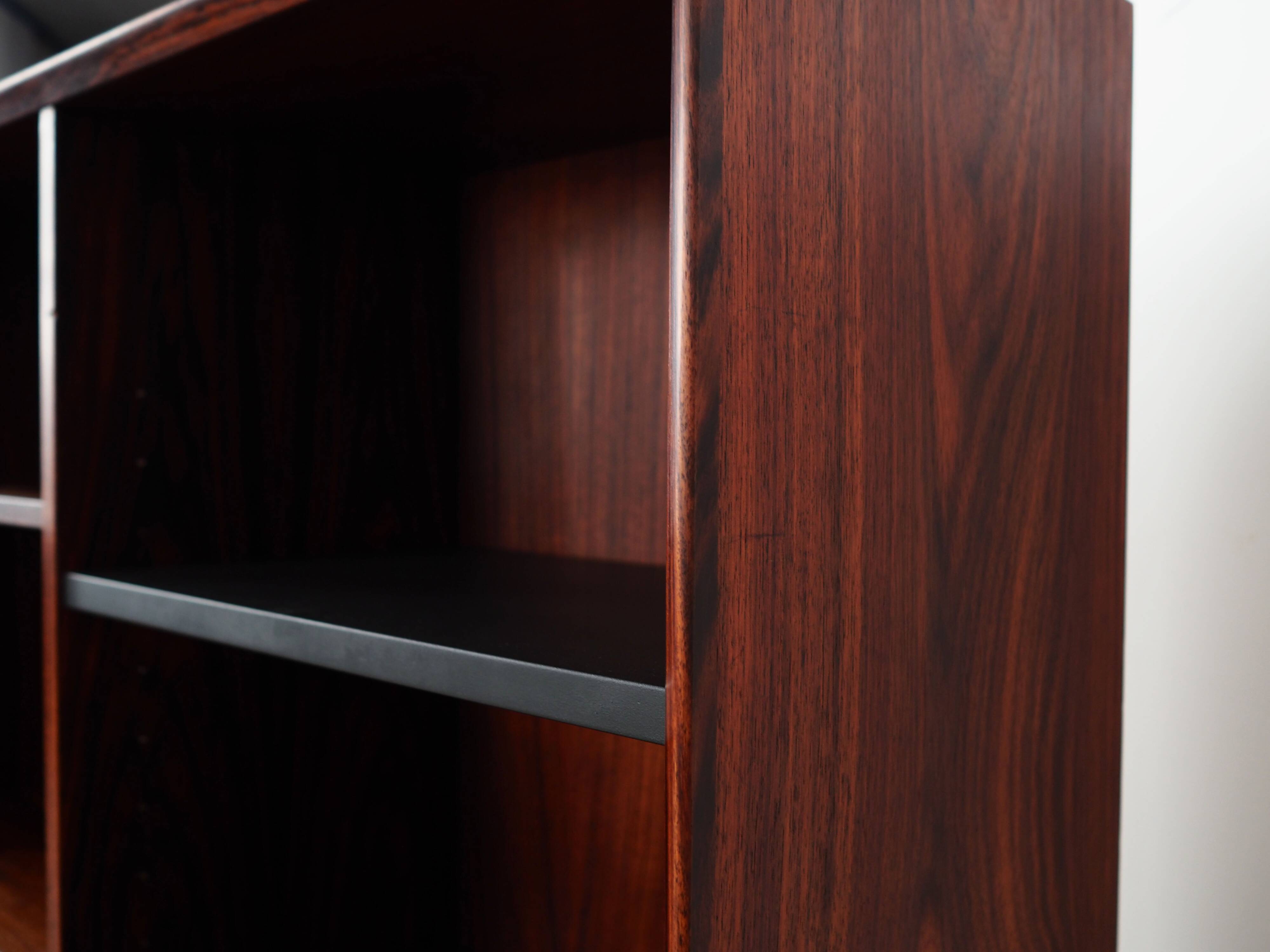 Rosewood bookcase, Danish design, 1970s, production: Hundevad