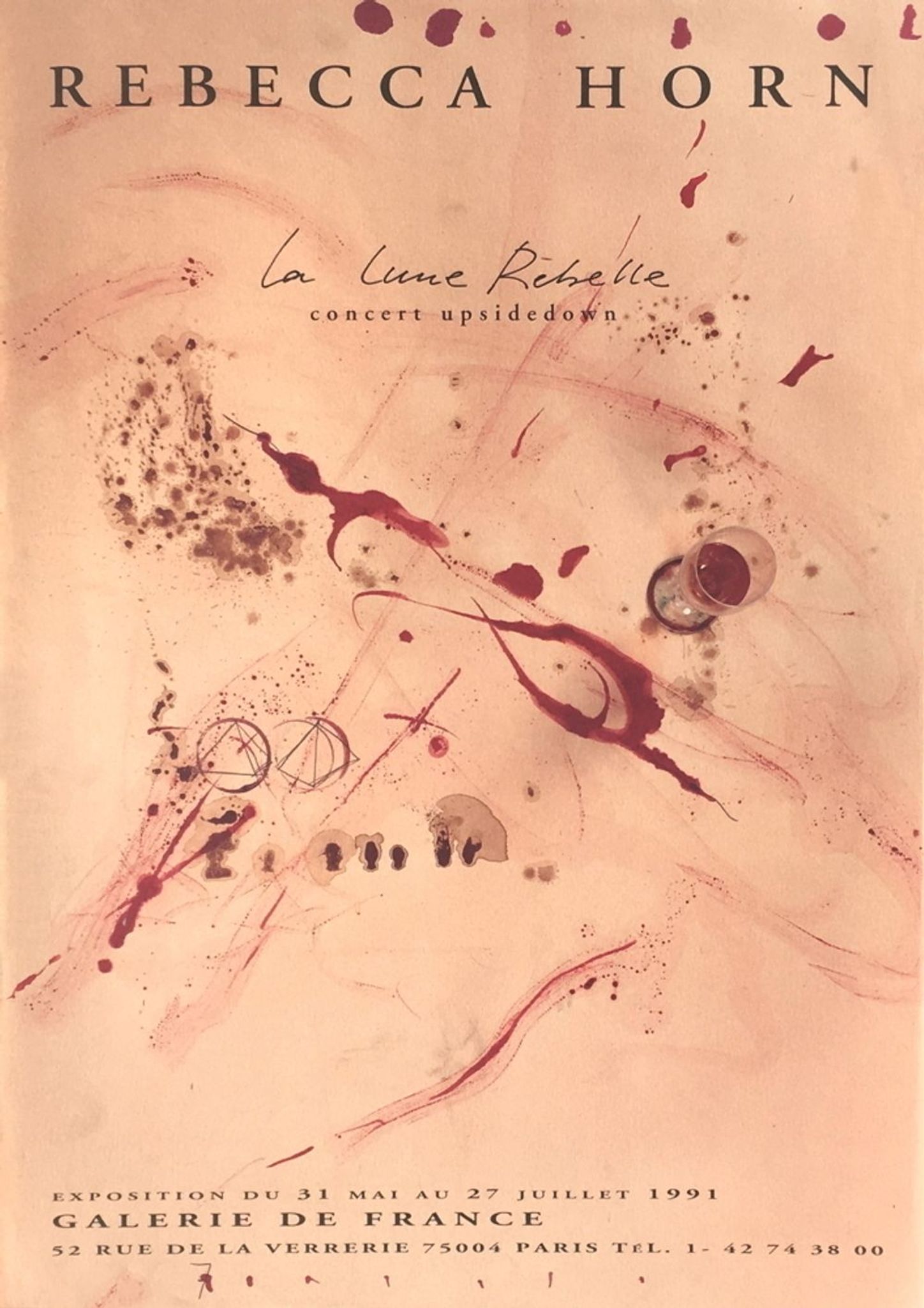 Rebecca Horn 1991 poster