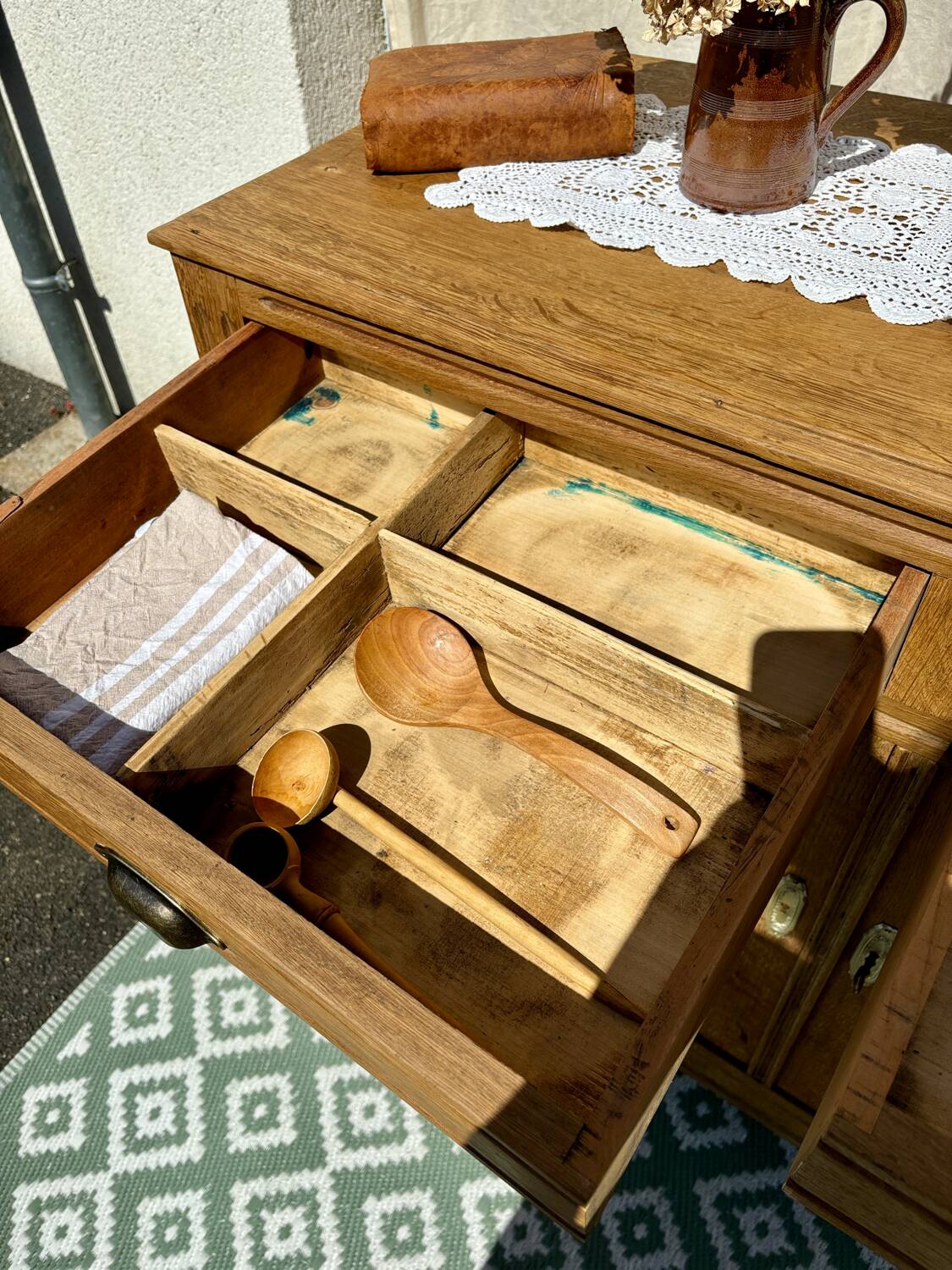 Art Deco oak sideboard
