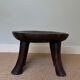 Monoxyle stool in carved wood – Ivory Coast