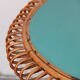Table en rotin ronde