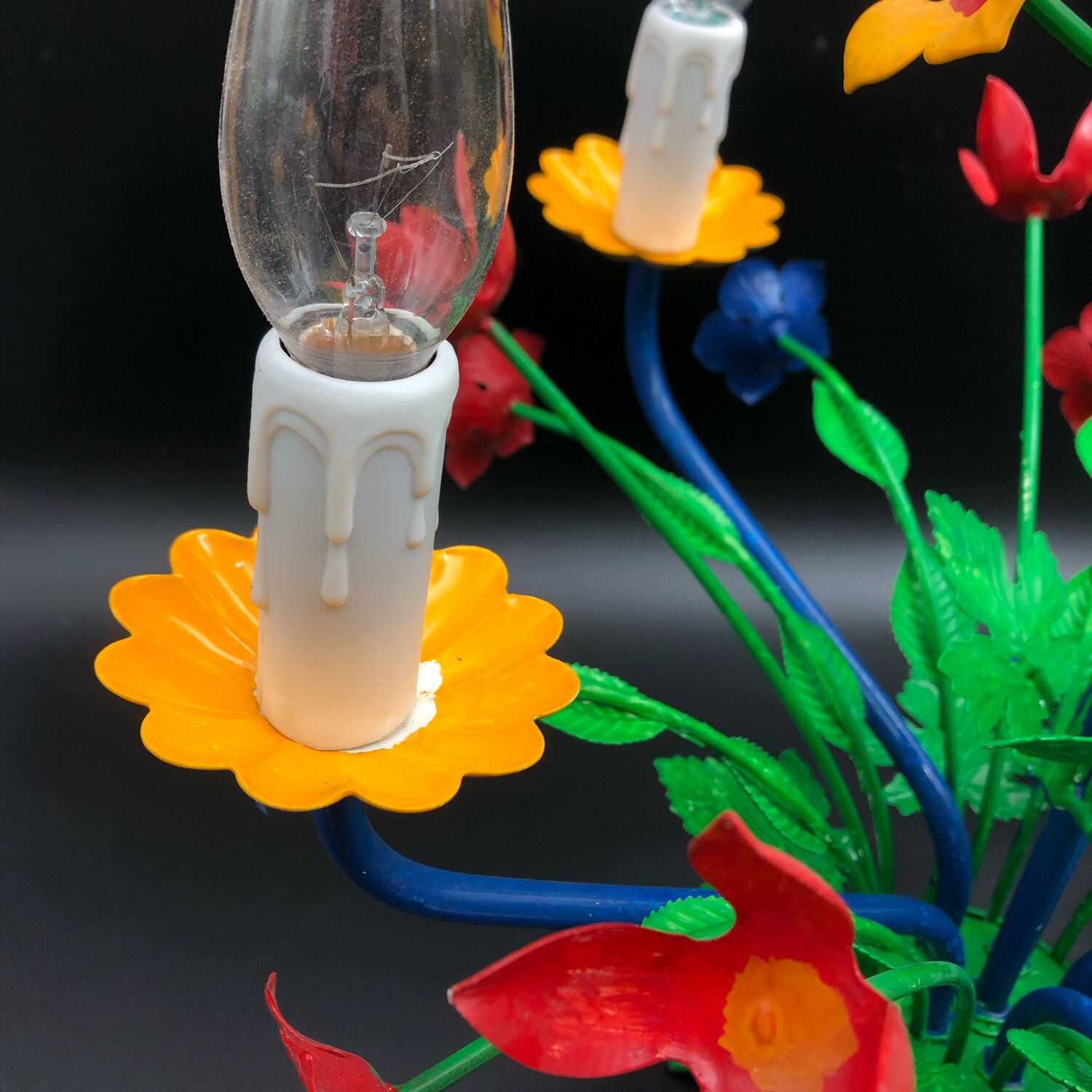 Vintage floral chandelier