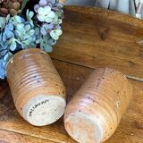 Pyrite stoneware mugs from Vallauris