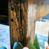 Large solid oak farmhouse table with two drawers 260 cm x 100 cm