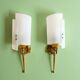 Pair Mid Century Modern wall sconce lights