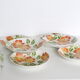 Set of 6 hollow plates Moulin des Wolves, Ontario motif