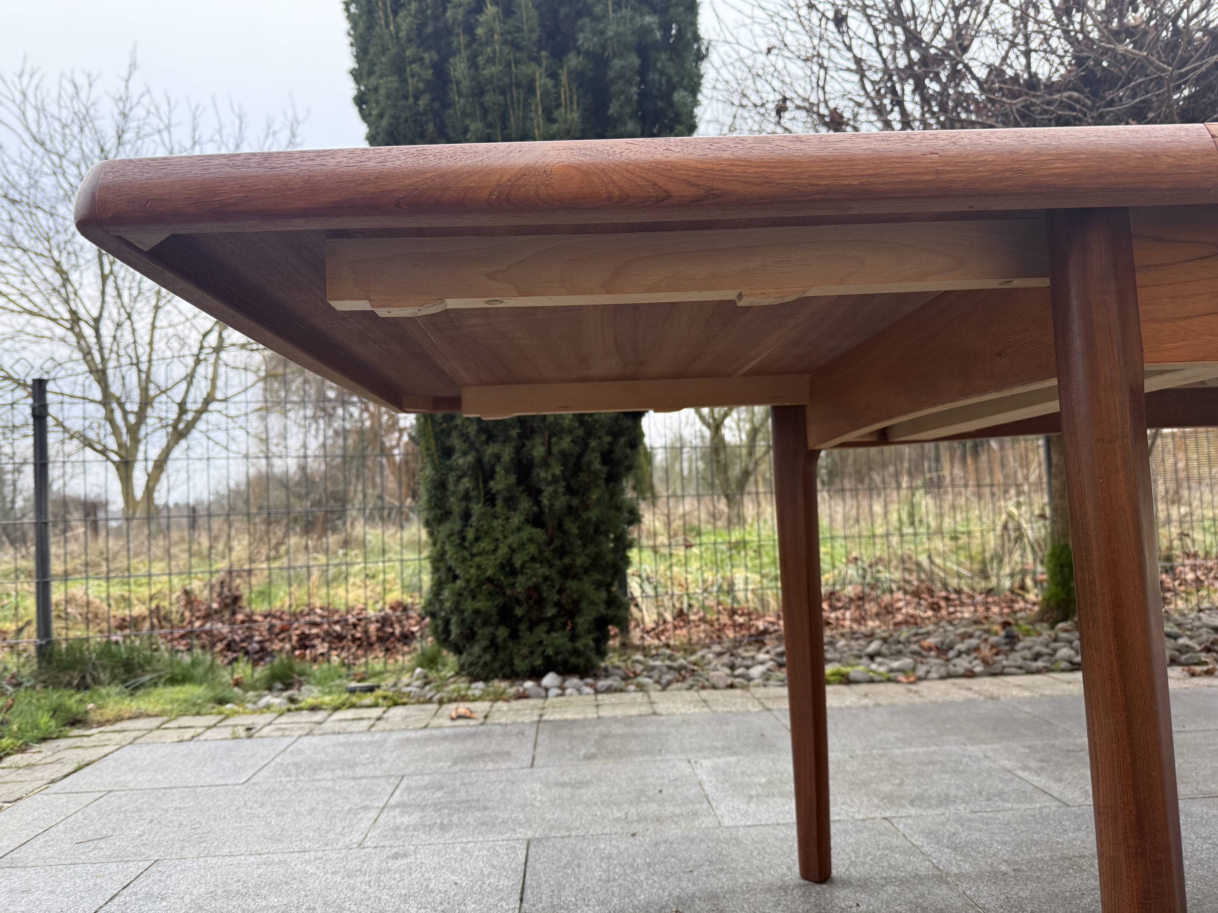 Scandinavian dining table Henning Kjaernulf Year 60