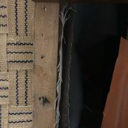 Paire de fauteuils en cuir Art Déco. Années 1940.