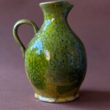 Glazed earthenware pitcher vase 1950