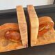 Pair of Art Deco marble bookends