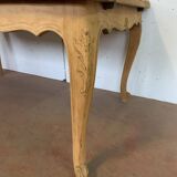 Regency style dining table in veneer and solid oak 20th century