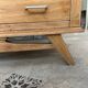Commode Oscar bois et noir années 50-70 style scandinave