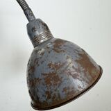 Grey Industrial Scissor Wall Lamp from Elektroinstala, 1960s