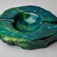 Turquoise alabaster ashtray by Romano Bianchi, Italy, 1970