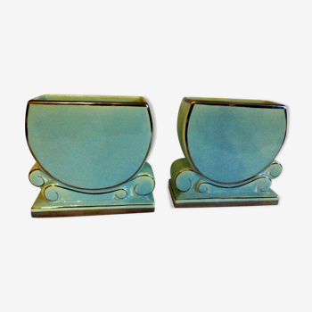 Pair of art deco vases