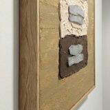 Silver Memory - Contemporary Textured Canvas Painting