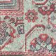 Tapis de prière Kilim vintage marron en laine, motif mihrab turc années 1930