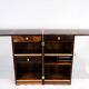 Captain´s Bar Made In Rosewood With wheels by Dyrlund From 1960s